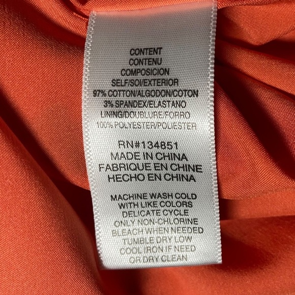 Wayf Floral Babydoll Puff Sleeve Mini Dress Medium Fairycore Orange Blue - Picture 7 of 7